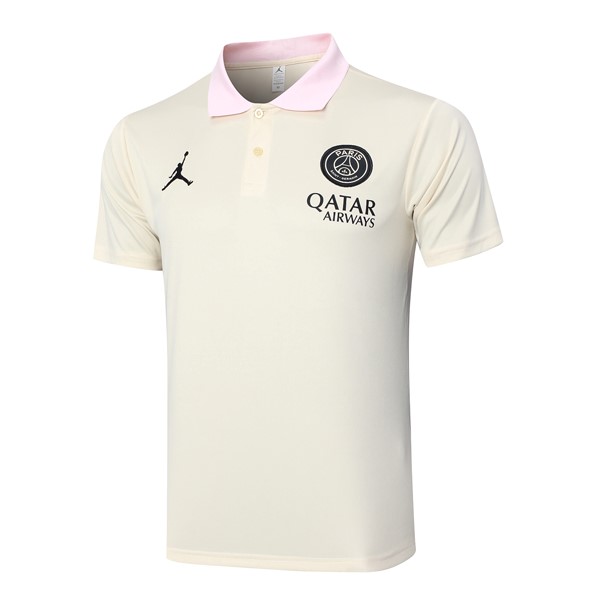 Polo PSG 2024-2025 Gelb Pink